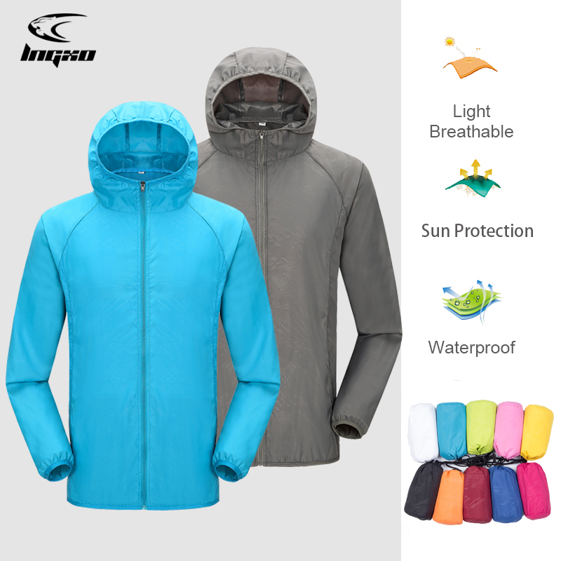 Summer Rain Clothing - Camping Rain Jacket Men Women Waterproof