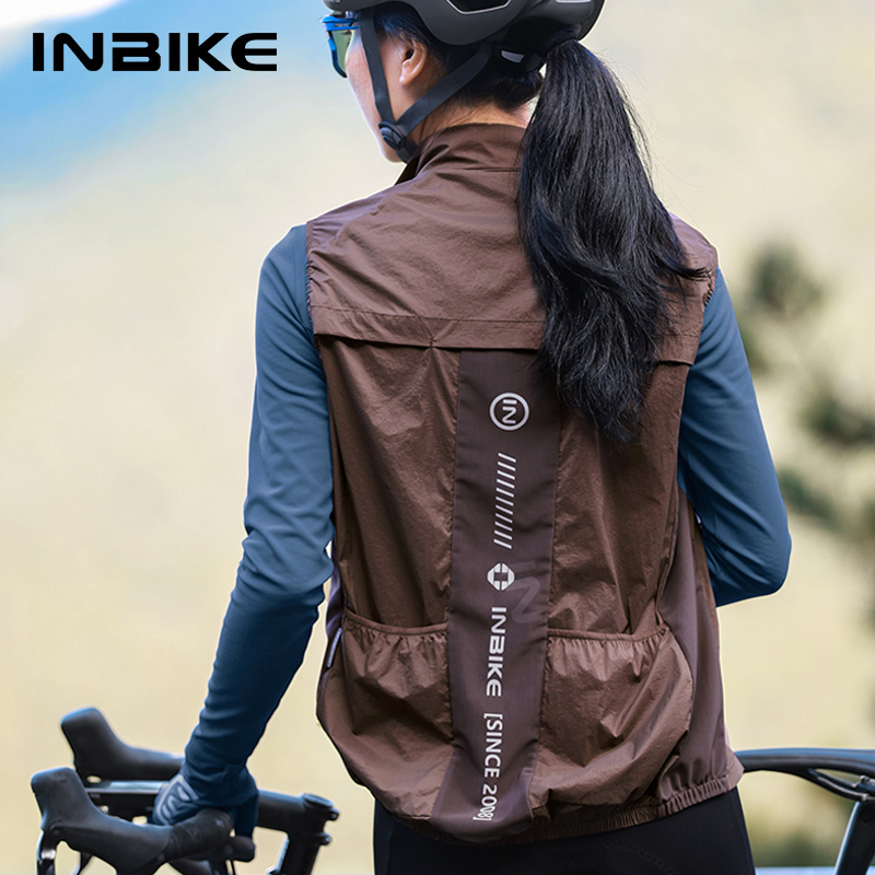 Summer Rain Clothing - INBIKE Women's Cycling Vest Sleeveless Running