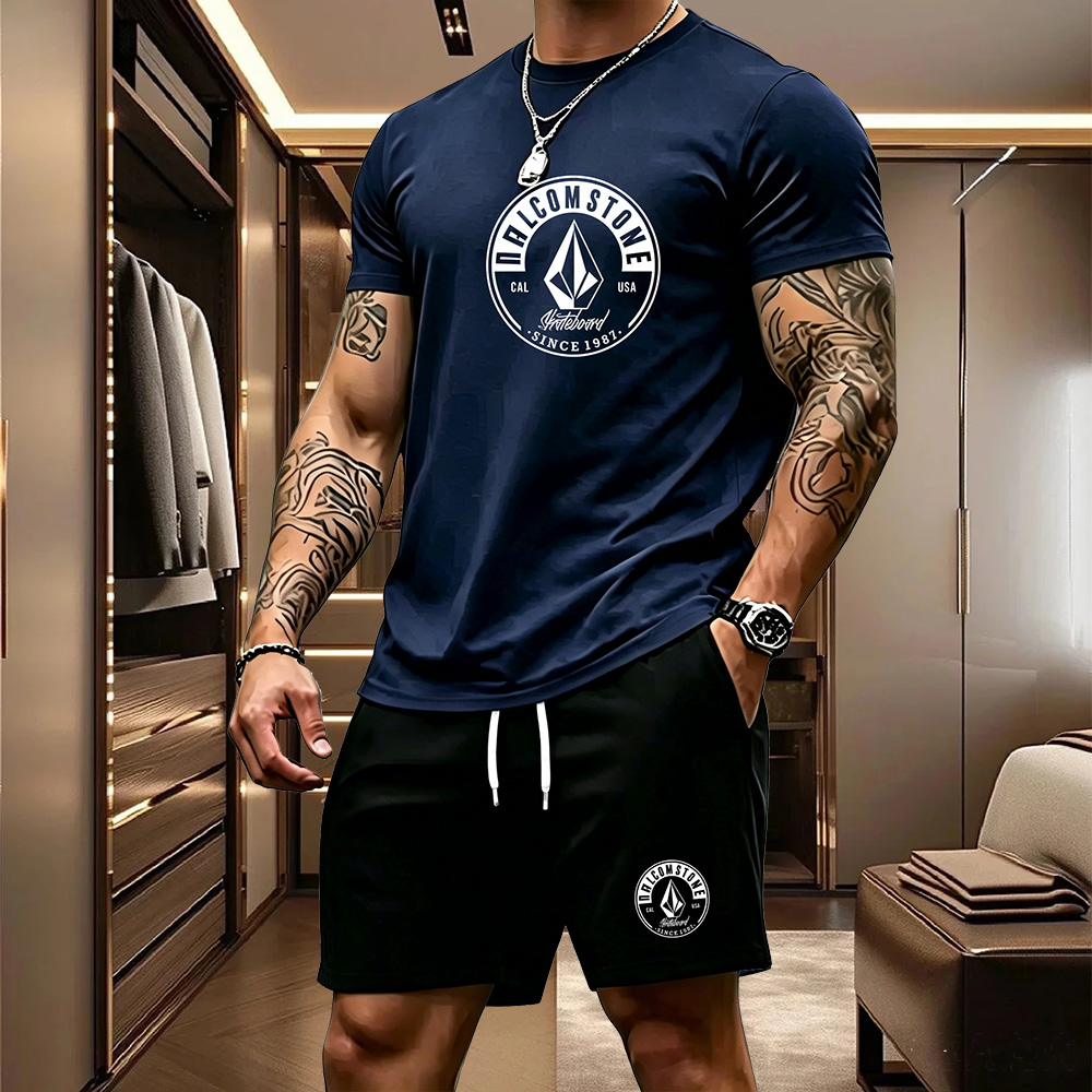 Summer Clothing Outfits - Men's Casual Sportswear 2-piece Set Classic