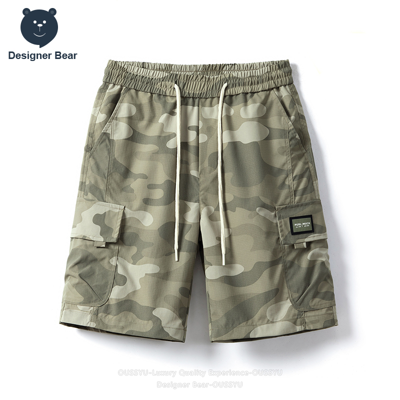 Summer Clothing Work - Brand Clothing Summer Cargo Camo Shorts