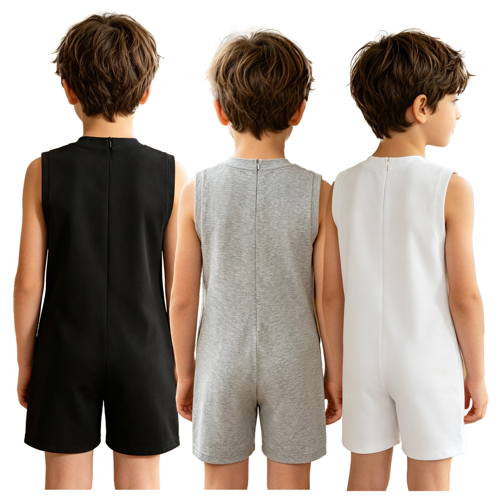 Summer Clothing Boys - 3pcs Kids Boys Girls Autism Adaptive