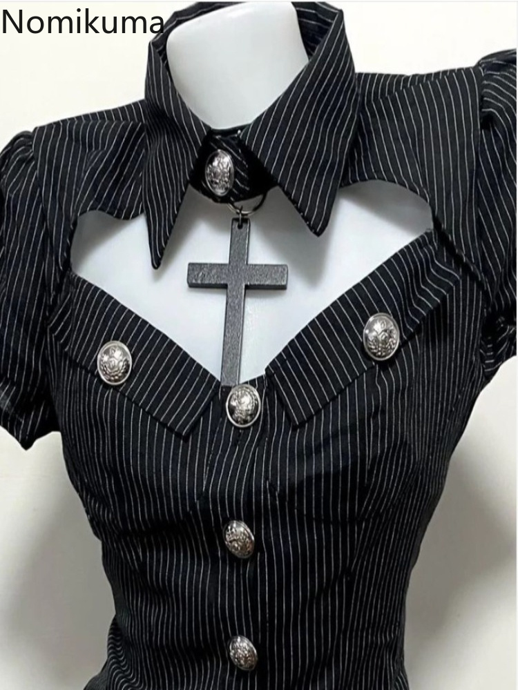 Goth Two Piece Sets Women's Cl - Summer Clothing Y2K recension och pris
