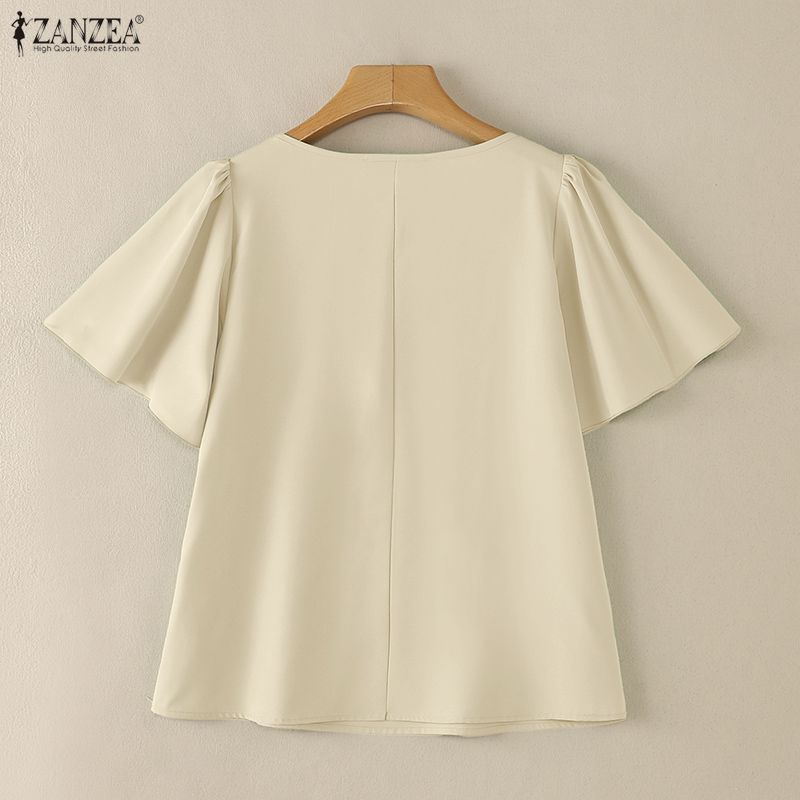 ZANZEA Women's Elegant Blouses - Summer Clothing Work recension och pris