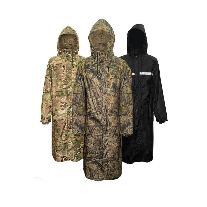 Camouflage Long Raincoat for M - Summer Rain Clothing recension och pris