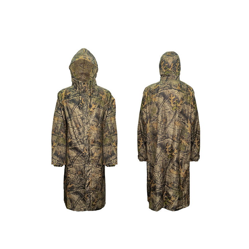 Camouflage Long Raincoat for M - Summer Rain Clothing recension och pris