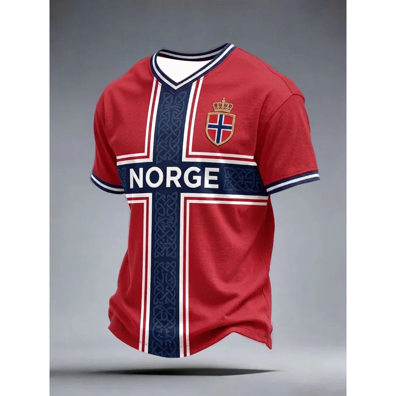 Soccer Football Jersey Norway  - Summer Viking Clothing recension och pris