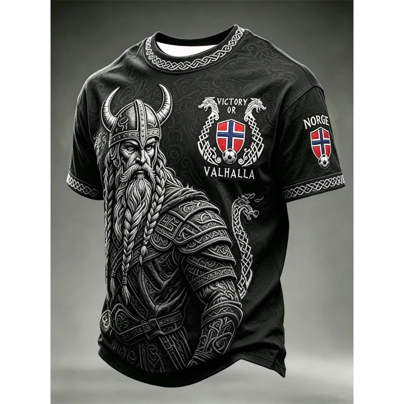 Soccer Football Jersey Norway  - Summer Viking Clothing recension och pris