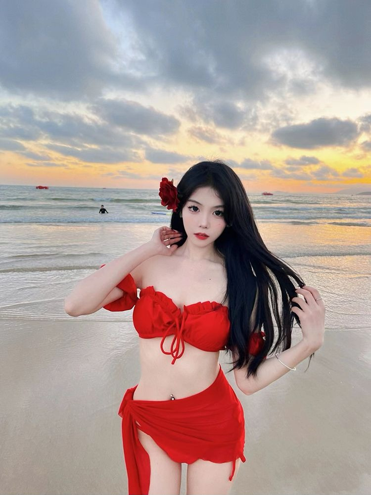 Sexy Red Bikini for Women 2026 - Bikini Set Push Up recension och pris