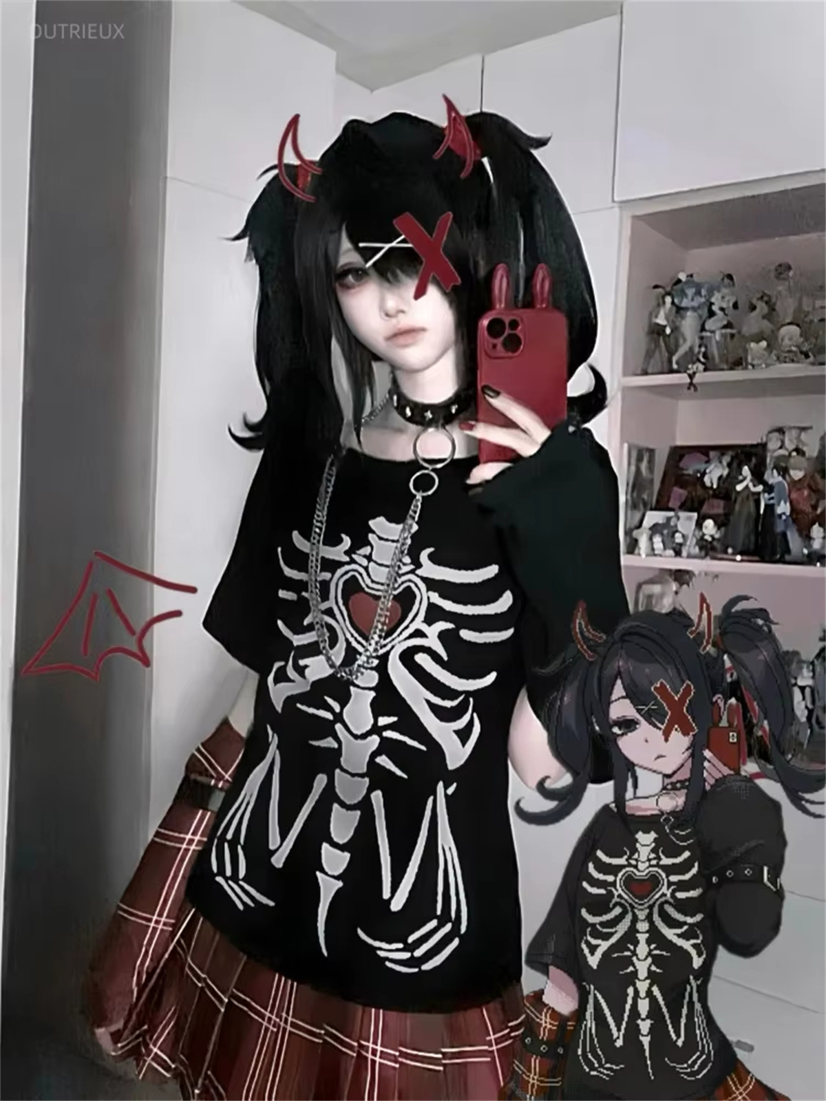Rain T-Shirt Anime Ame Cosplay - Summer Rain Clothing recension och pris