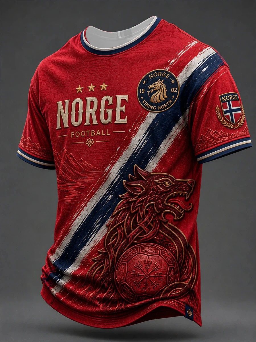 Norway Viking T Shirt Men Norg - Summer Viking Clothing recension och pris