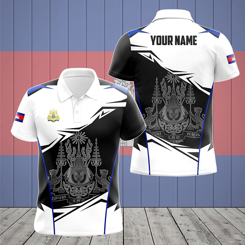 Custom Name Cambodia Flag Grap - Summer Clothing Boys recension och pris