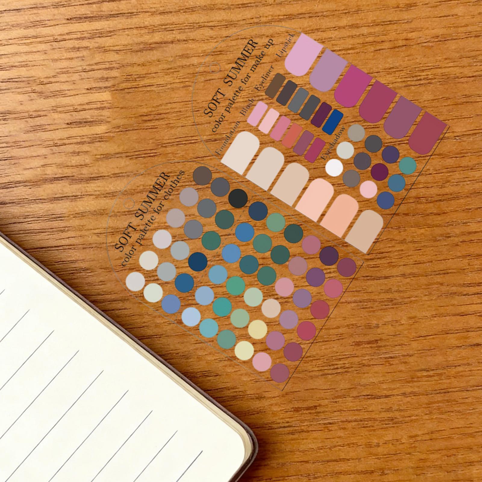 2pcs Soft Summer Color Palette - Summer Clothing Color Palette recension och pris