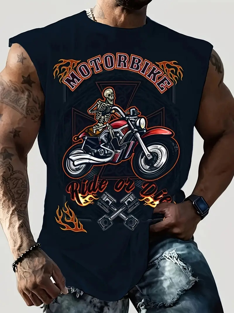 Summer New Men's Vest T-shirt  - Summer Viking Clothing recension och pris
