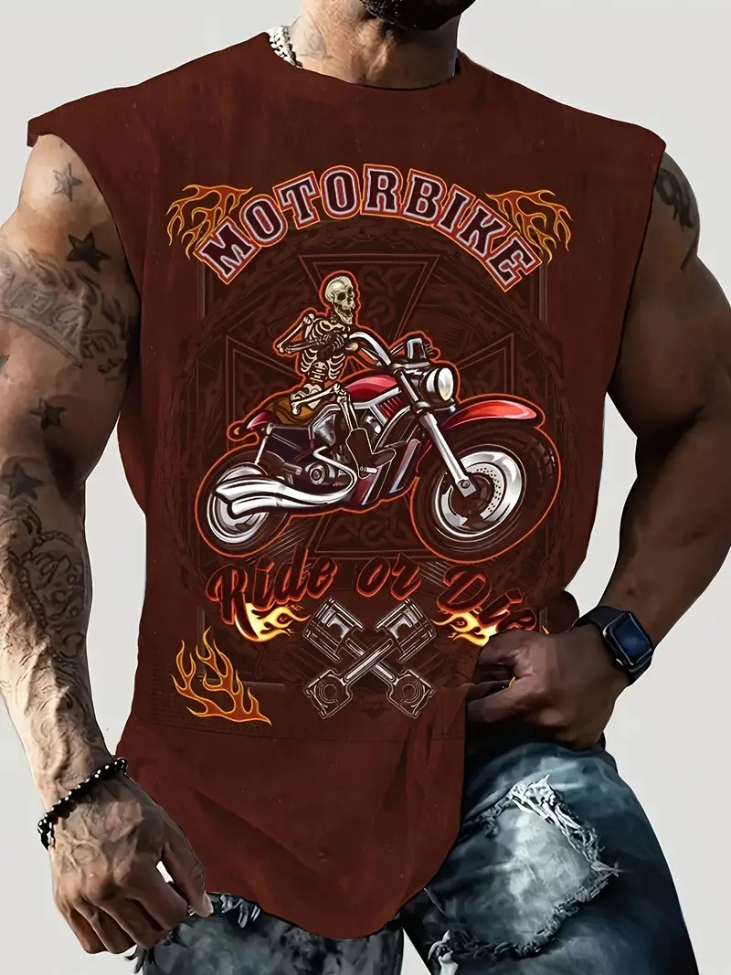Summer New Men's Vest T-shirt  - Summer Viking Clothing recension och pris