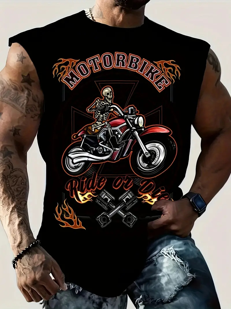 Summer New Men's Vest T-shirt  - Summer Viking Clothing recension och pris