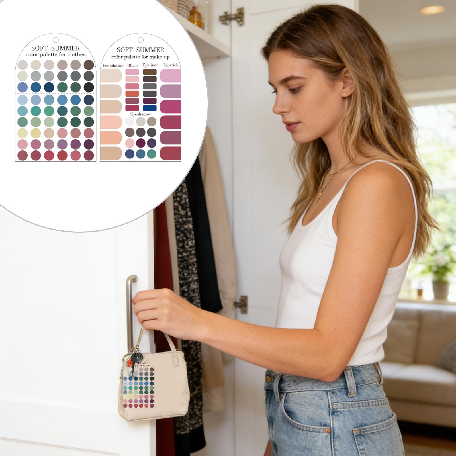 2 Pieces Acrylic Seasonal Pale - Summer Clothing Color Palette recension och pris