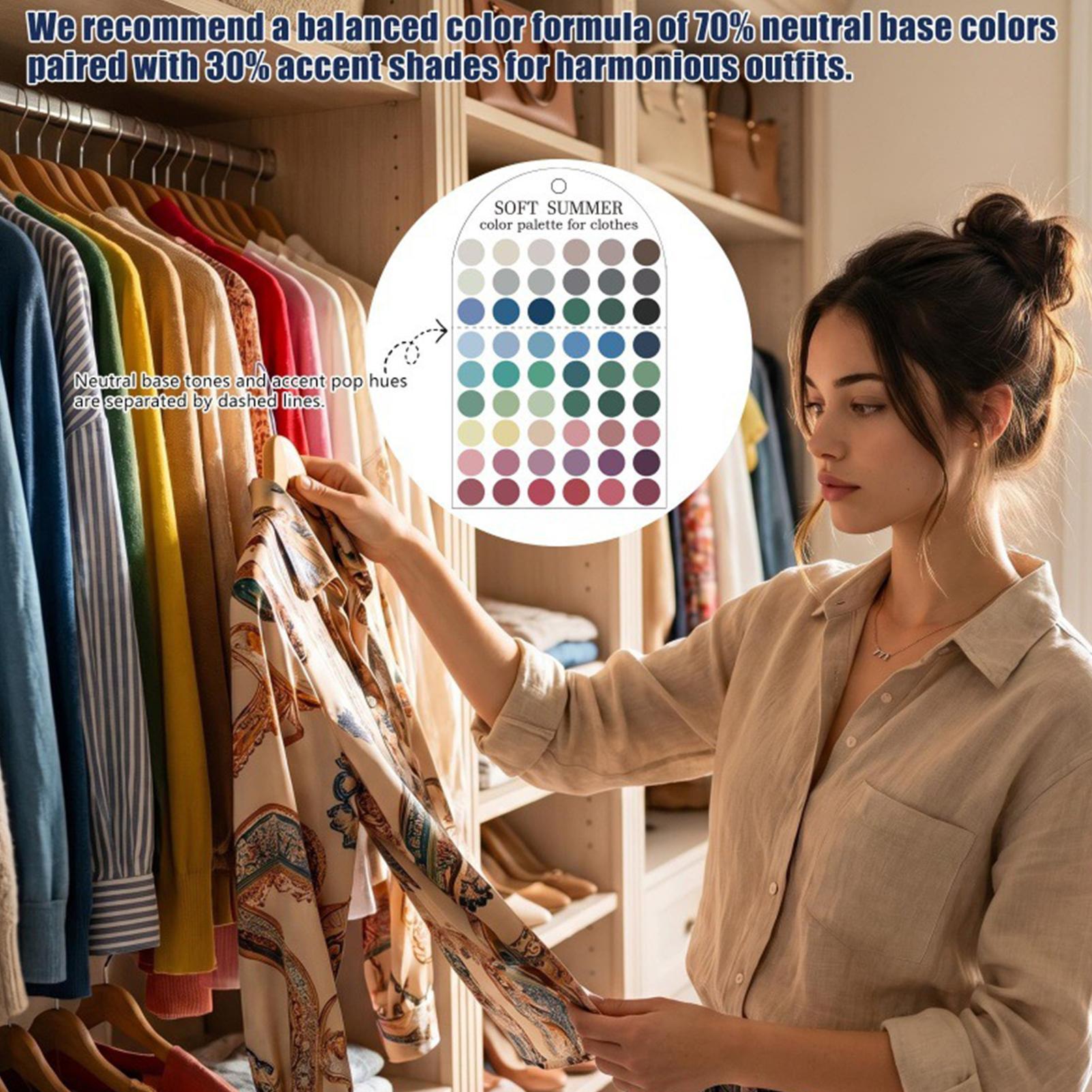 2 Pieces Acrylic Seasonal Pale - Summer Clothing Color Palette recension och pris