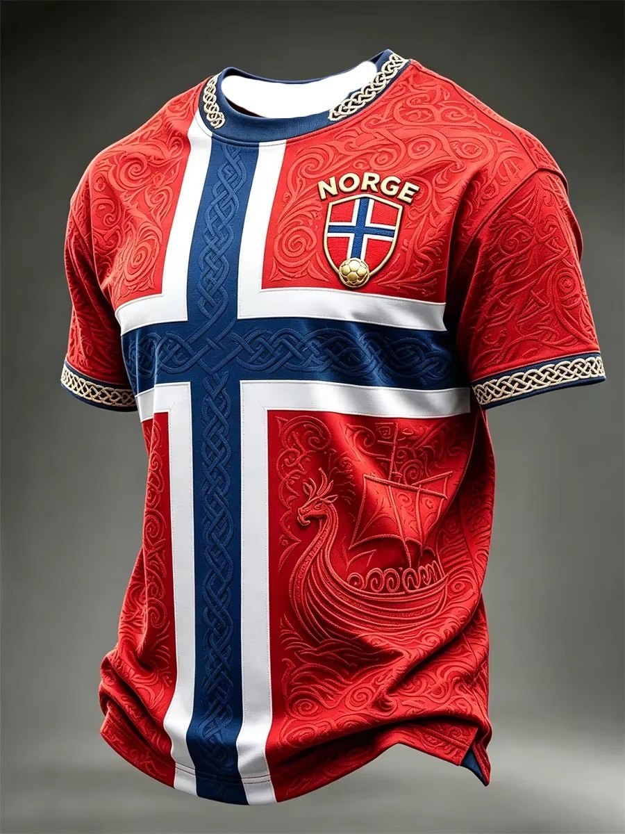2026 Men Norway  Football Shir - Summer Viking Clothing recension och pris