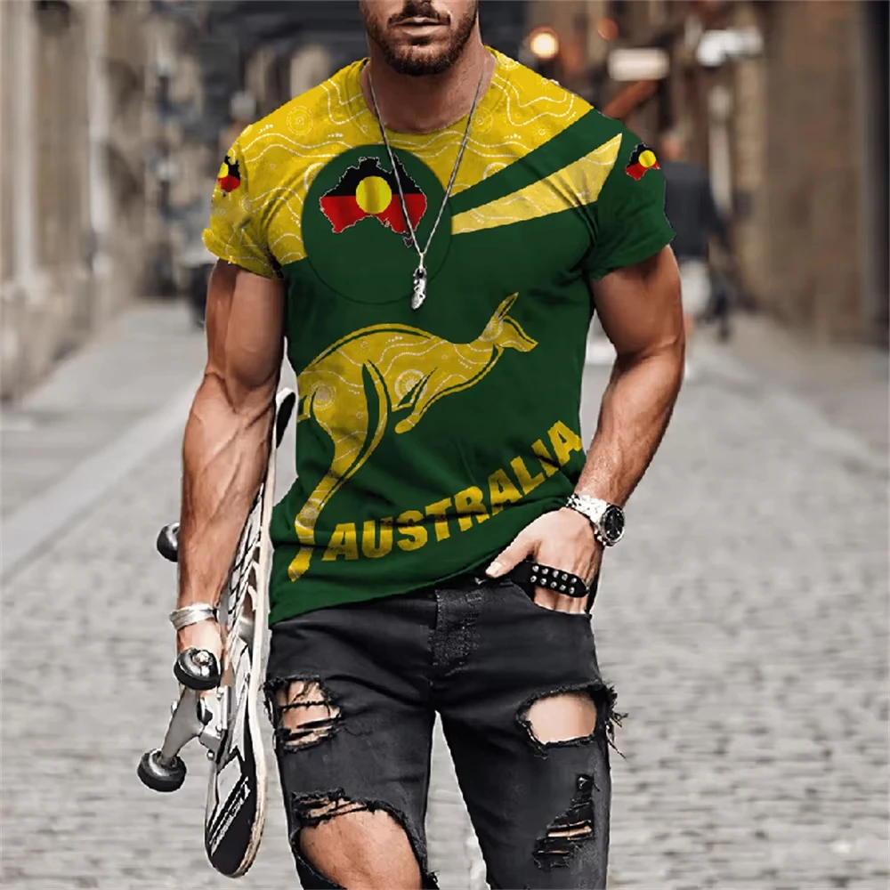 Men's T-Shirts Australia Graph - Summer Clothing Australia recension och pris