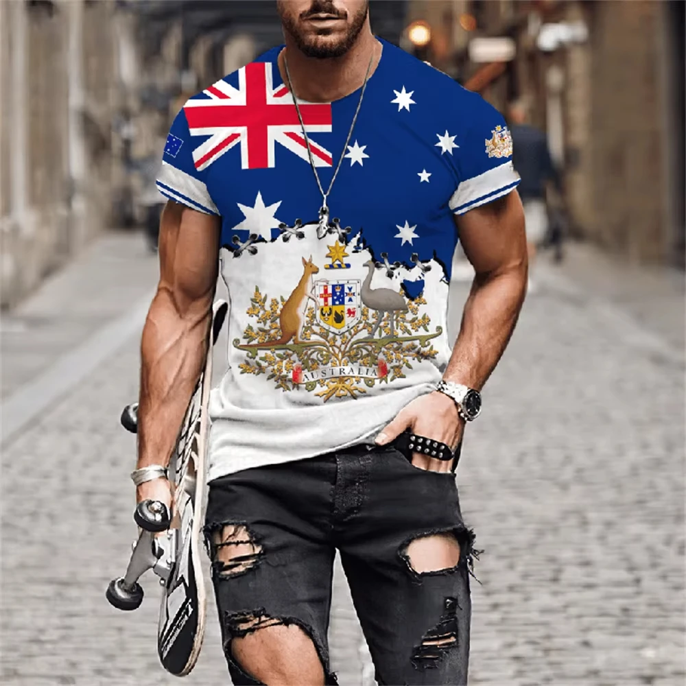 Men's T-Shirts Australia Graph - Summer Clothing Australia recension och pris