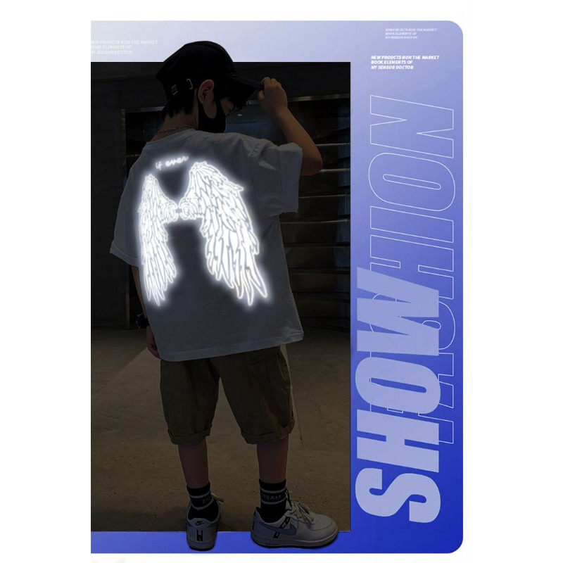 Youth Reflective Wings T Shirt - Summer Clothing Boys recension och pris