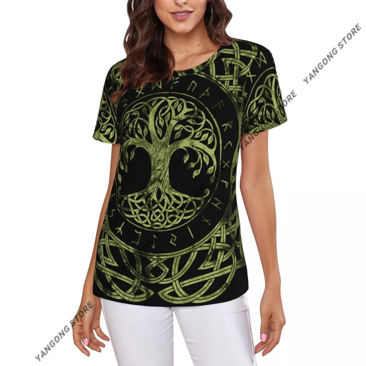 Women's T-shirt Norse Nordic V - Summer Viking Clothing recension och pris