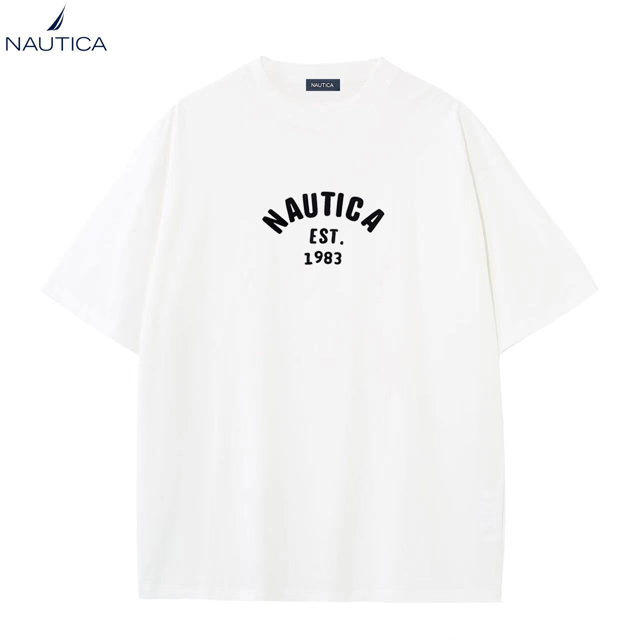 Nautica cotton brand T-shirt w - Summer Clothing Brands For Women recension och pris