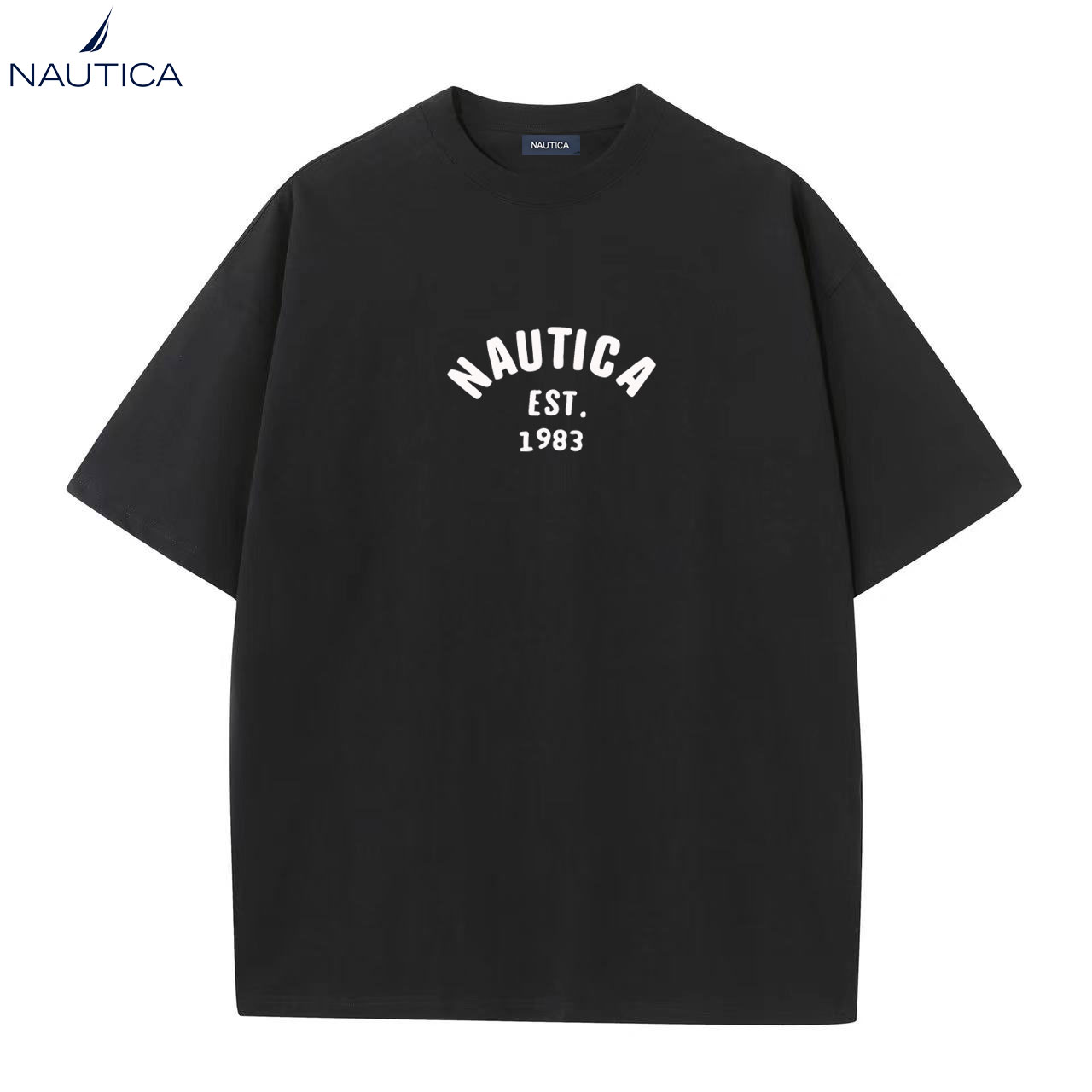 Nautica cotton brand T-shirt w - Summer Clothing Brands For Women recension och pris