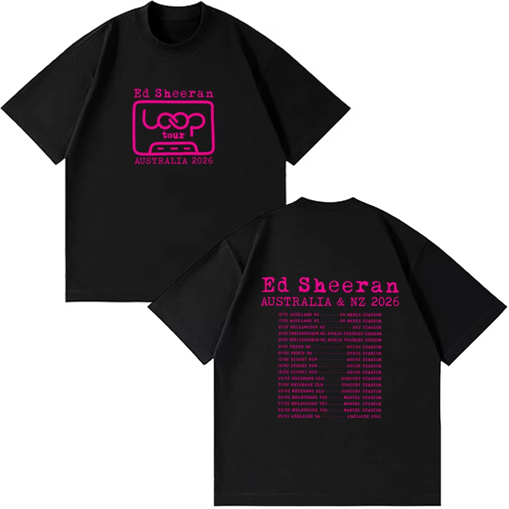 Ed Sheeran Loop Tour Australia - Summer Clothing Australia recension och pris