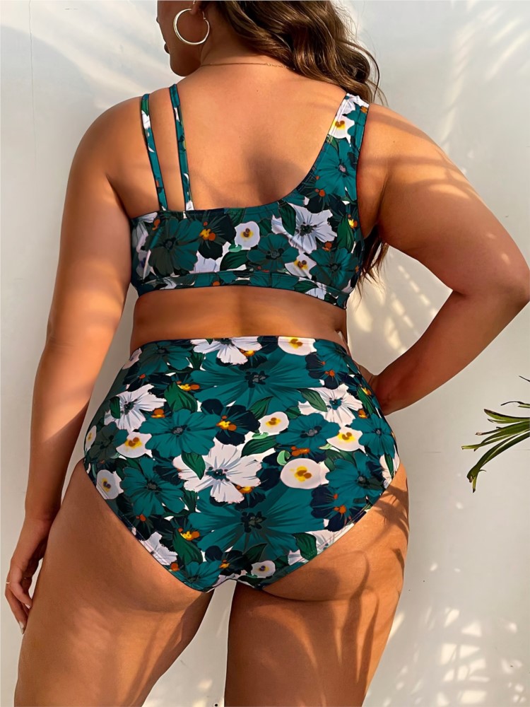 L-5XL Plus Size High Waist Bik - Bikini Set Push Up recension och pris