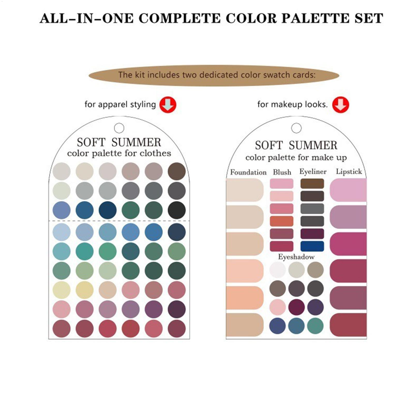 2Pcs Acrylic Seasonal Palette  - Summer Clothing Color Palette recension och pris