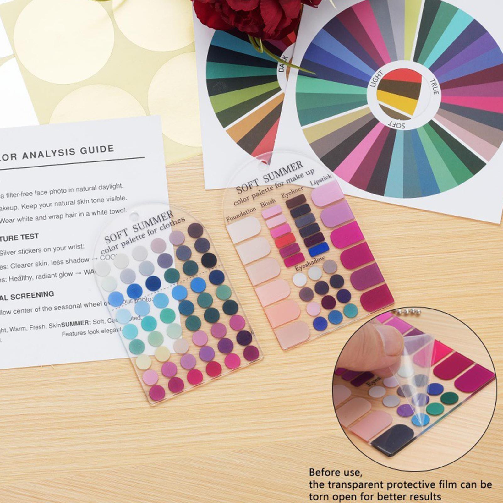 Acrylic color matching card se - Summer Clothing Color Palette recension och pris