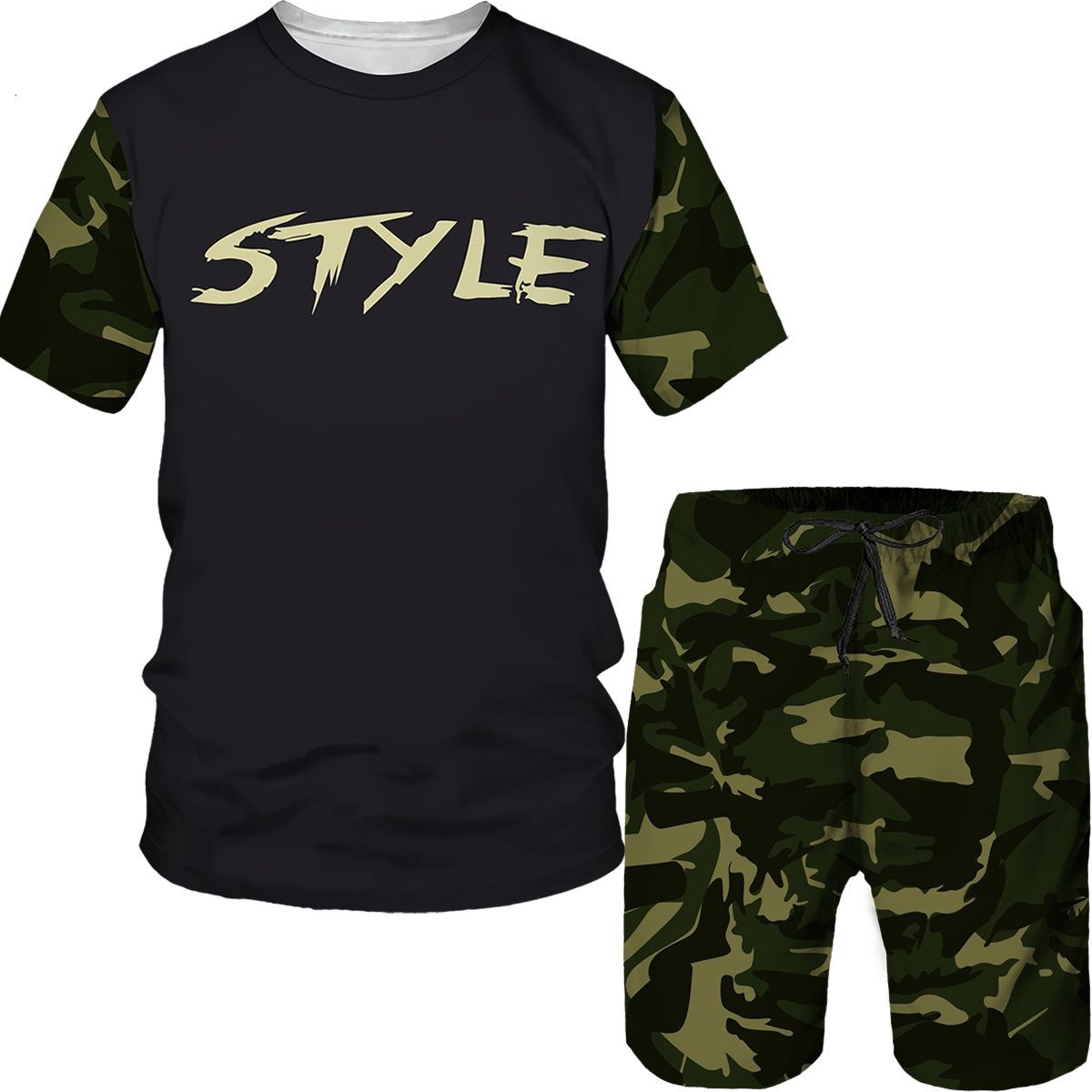 Camouflage Men's Suits Camo 3D - Summer Clothing Outfits recension och pris
