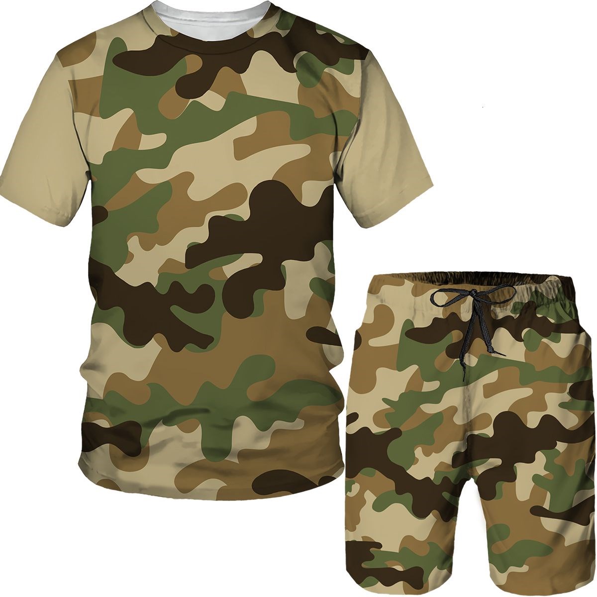 Camouflage Men's Suits Camo 3D - Summer Clothing Outfits recension och pris