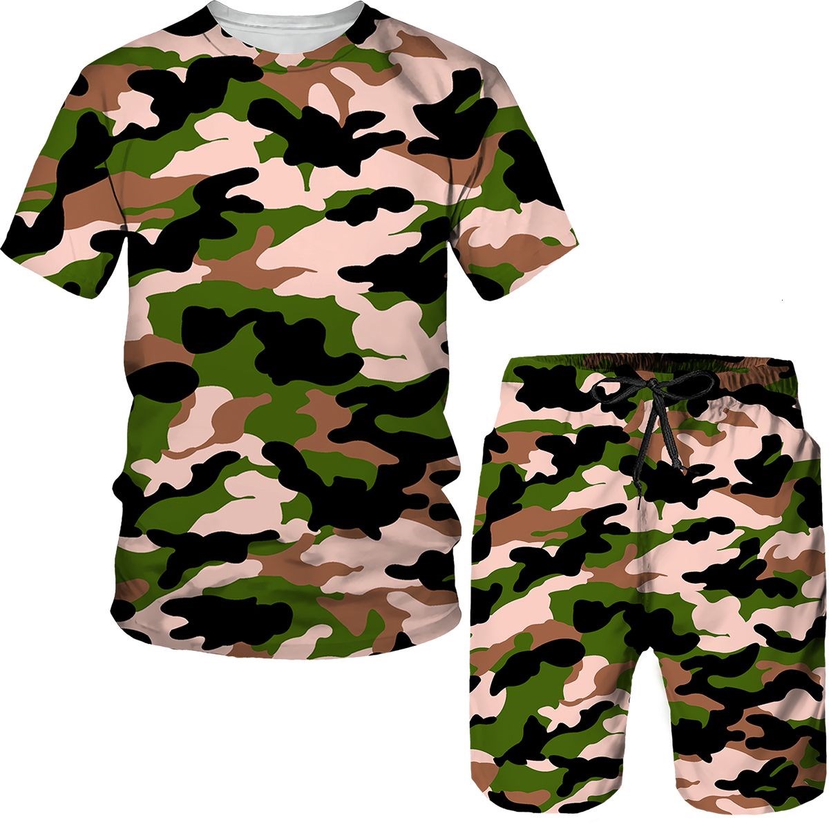 Camouflage Men's Suits Camo 3D - Summer Clothing Outfits recension och pris