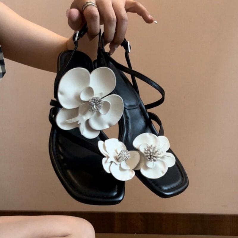 Wonen  Flower Clip Toe High Sa - Summer Clothing Stores recension och pris