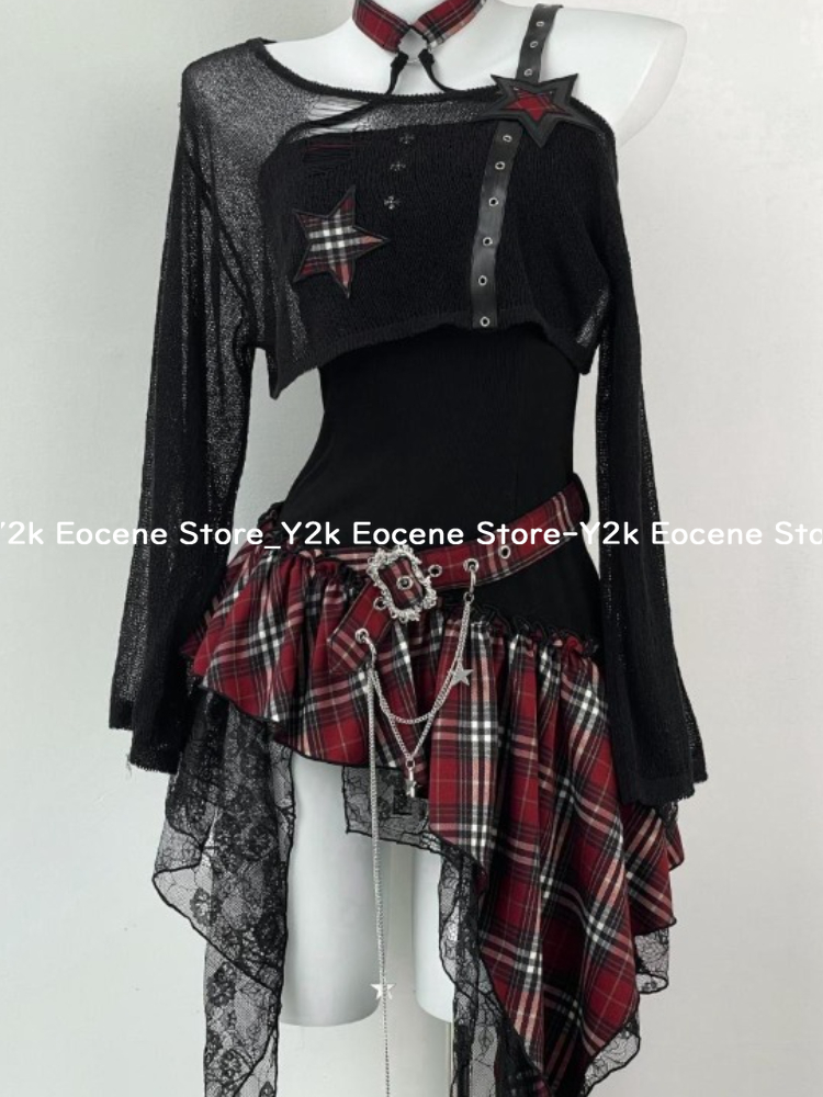 2000s Y2K Spicy Girl Design Ir - Summer Clothing Y2K recension och pris