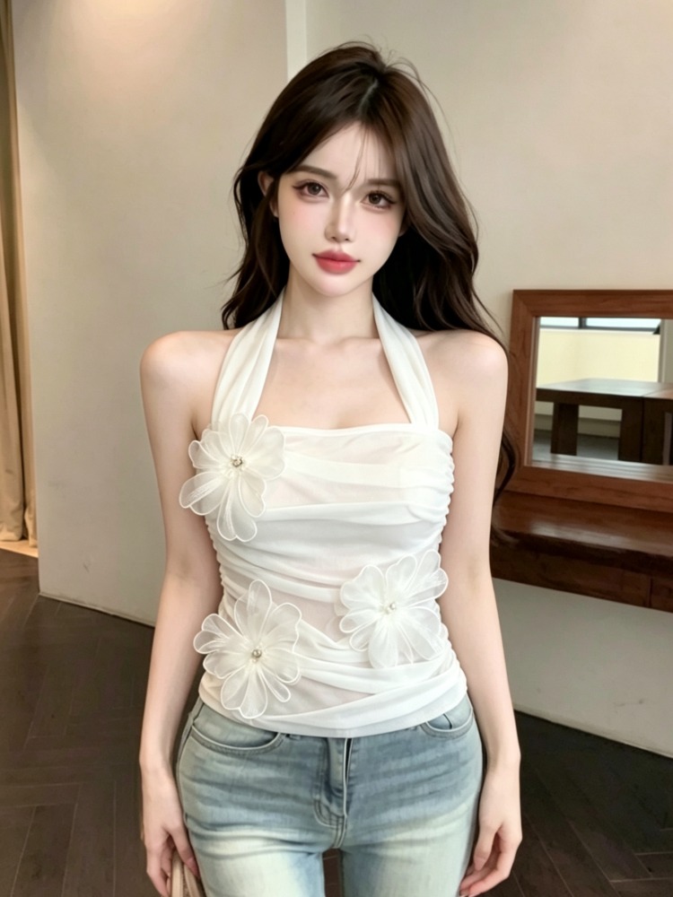 Korean Style Heavy Work 3D Flo - Summer Clothing Work recension och pris