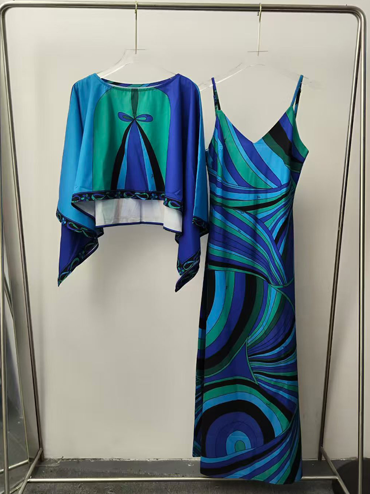 Retro geometric print loose sh - Summer Clothing Women Sale recension och pris