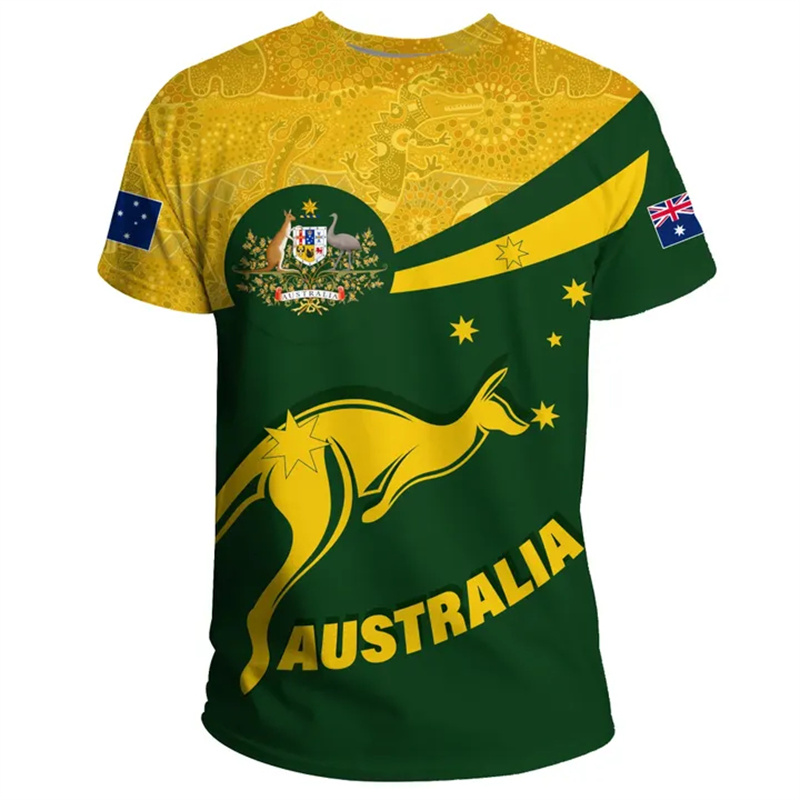 3D Print Australia Flag T Shir - Summer Clothing Australia recension och pris