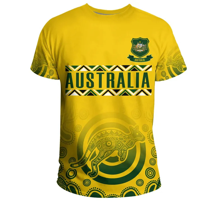 3D Print Australia Flag T Shir - Summer Clothing Australia recension och pris