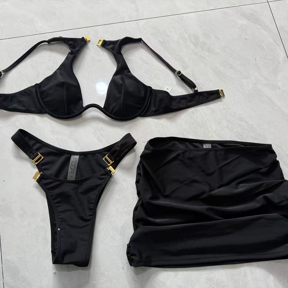 3 Pieces Bikini 2025 Sexy Wome - Bikini Set Push Up recension och pris