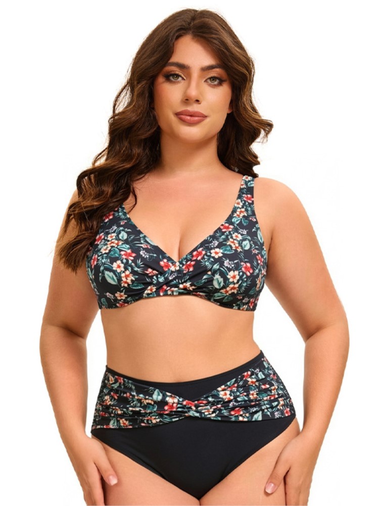 Plus Size High Waist Bikini Wo - Bikini Set Push Up recension och pris