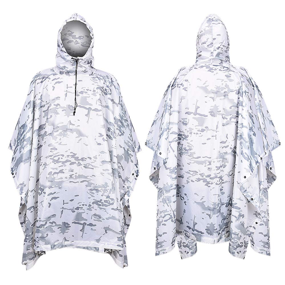 Camouflage Tactical Poncho Wat - Summer Rain Clothing recension och pris