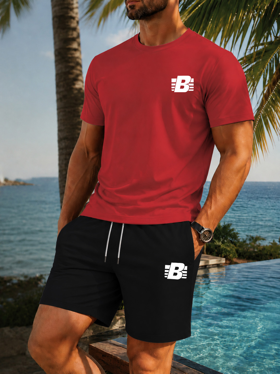 Men's 2-Piece Tracksuit Casual - Summer Clothing Outfits recension och pris