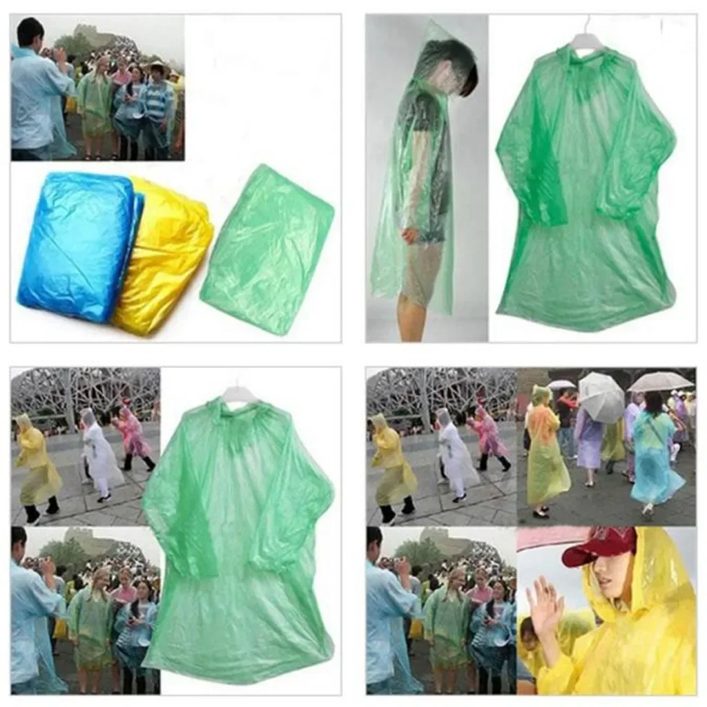5/10PC Disposable Raincoat Adu - Summer Rain Clothing recension och pris