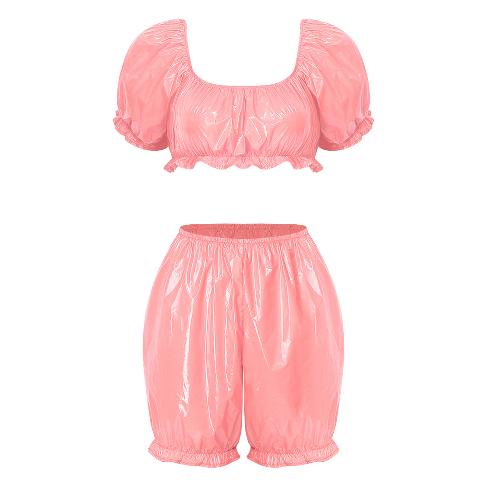 Womens Wet Look PU Leather Clu - Summer Clothing Outfits recension och pris