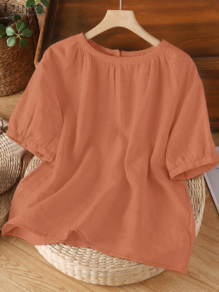 2025 ZANZEA Summer Blouses Wom - Summer Clothing Work recension och pris
