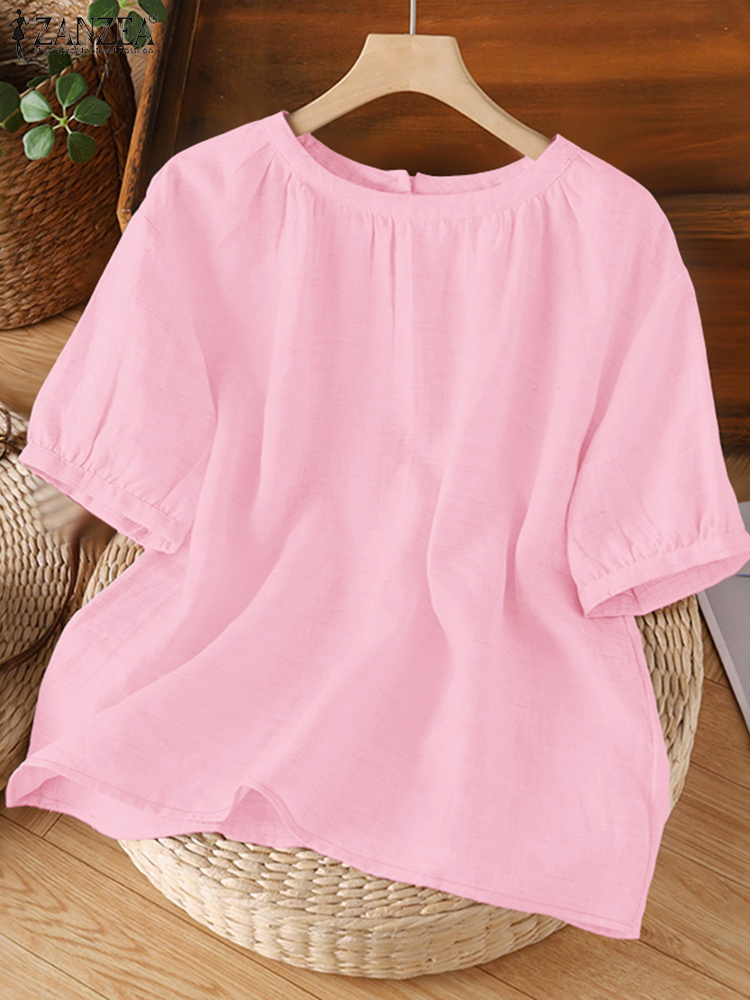 2025 ZANZEA Summer Blouses Wom - Summer Clothing Work recension och pris