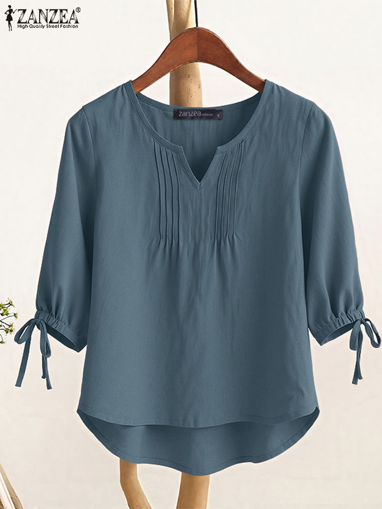 ZANZEA Women Blouse 2025 Autum - Summer Clothing Work recension och pris